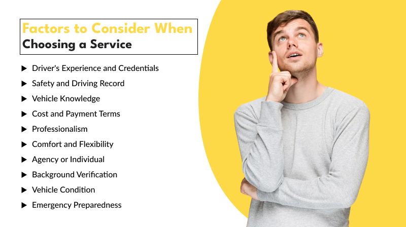 Factors to Consider When Choosing a Service